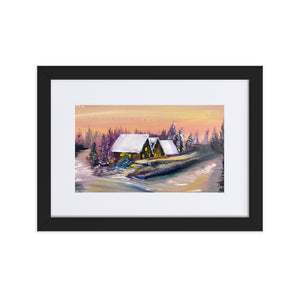 Matte Paper Framed Poster With Mat