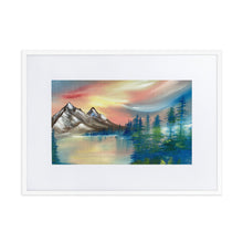 Load image into Gallery viewer, Mountain Matte Paper Framed Poster With Mat