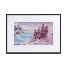 Load image into Gallery viewer, White Wonderland Matte Paper Framed Poster With Mat