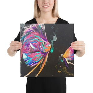 Canvas Print Hot Pink Fish