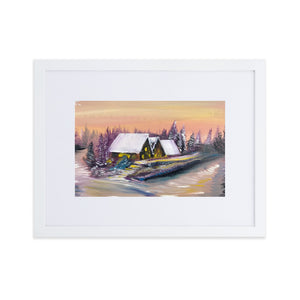 Matte Paper Framed Poster With Mat