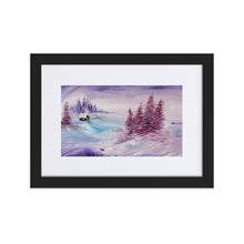 Load image into Gallery viewer, White Wonderland Matte Paper Framed Poster With Mat