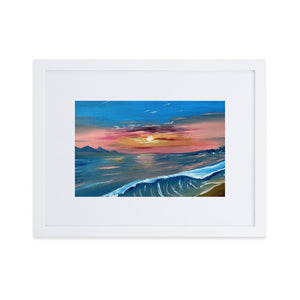 Matte Paper Framed Poster With Mat