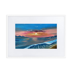 Matte Paper Framed Poster With Mat