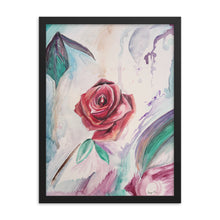 Load image into Gallery viewer, Framed Rose Print