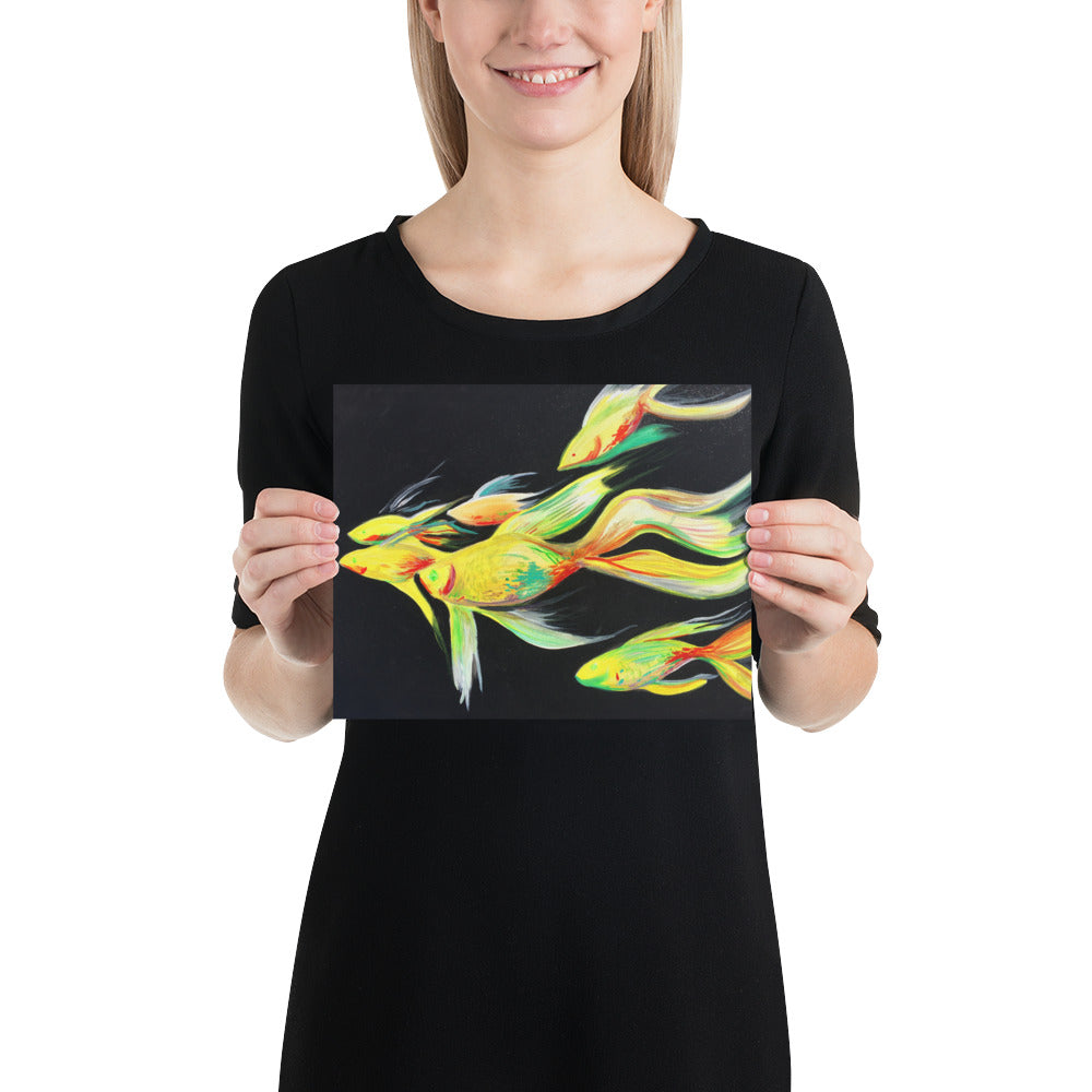 Yellow Fish Prints