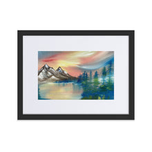 Load image into Gallery viewer, Mountain Matte Paper Framed Poster With Mat