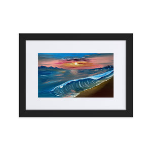 Matte Paper Framed Poster With Mat
