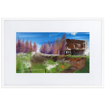 Load image into Gallery viewer, Matte Paper Framed Print Rustic Barn With Mat