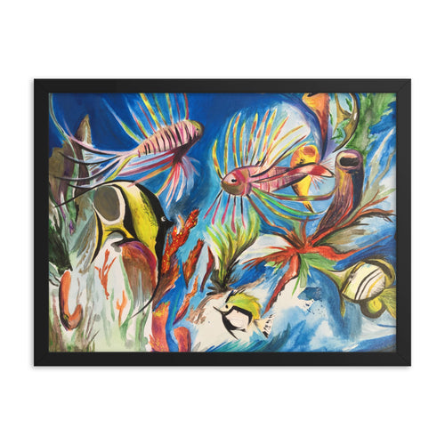 Framed poster-Sea Life
