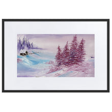Load image into Gallery viewer, White Wonderland Matte Paper Framed Poster With Mat