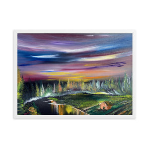 Country Side Framed Print