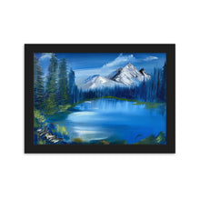 Load image into Gallery viewer, Blue Lake Framed matte paper poster