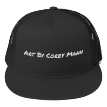 Load image into Gallery viewer, Trucker Cap ART BY COREY MANN SUPPORT