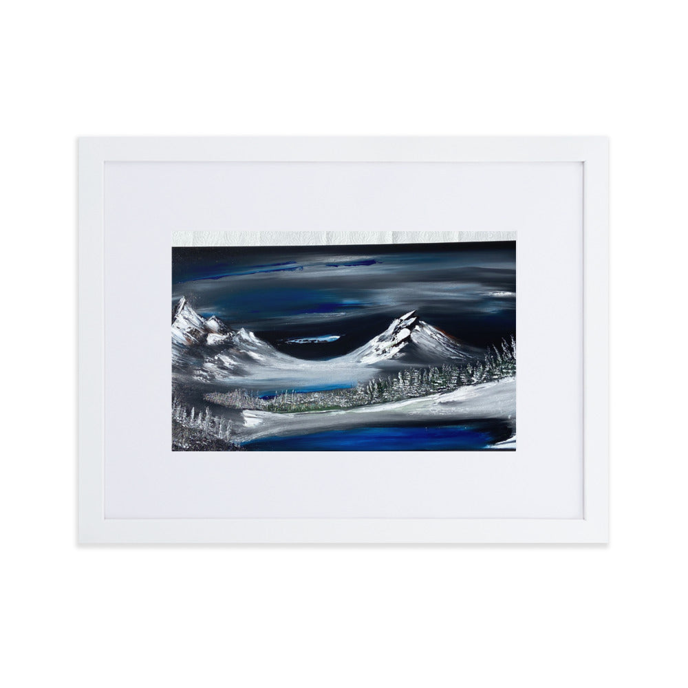 Matte Paper Framed Poster With Mat