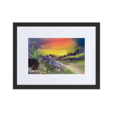 Load image into Gallery viewer, Brown Cabin Matte Paper Framed Poster With Mat