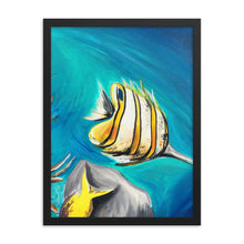 Load image into Gallery viewer, Framed poster-Fish