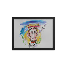 Load image into Gallery viewer, Framed Lincoln Poster