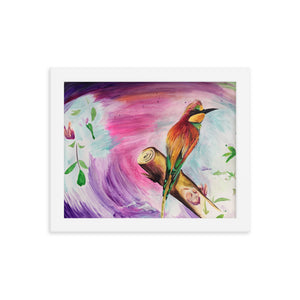 Framed Bird Print