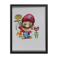 Load image into Gallery viewer, Framed Mario Print