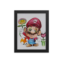 Load image into Gallery viewer, Framed Mario Print