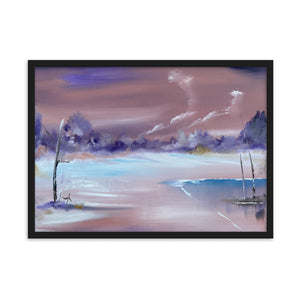 Framed Print Snow Land