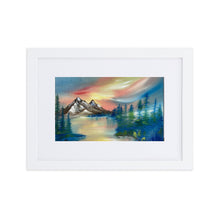 Load image into Gallery viewer, Mountain Matte Paper Framed Poster With Mat