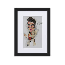 Load image into Gallery viewer, Framed Elvis-Matte Paper Framed Poster With Mat