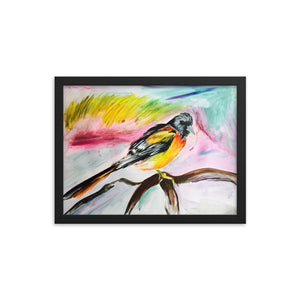 Framed Bird Print