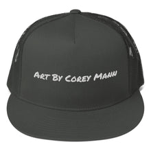 Load image into Gallery viewer, Trucker Cap ART BY COREY MANN SUPPORT