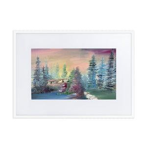 Matte Paper Framed Poster With Mat