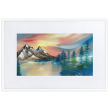 Load image into Gallery viewer, Mountain Matte Paper Framed Poster With Mat