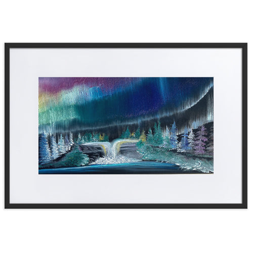 Matte Paper Framed Poster With Mat