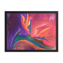 Load image into Gallery viewer, Framed Bird of Paradise Print