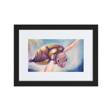 Load image into Gallery viewer, Matte Paper Framed Print Turtle