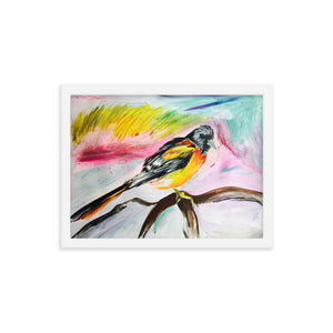 Framed Bird Print