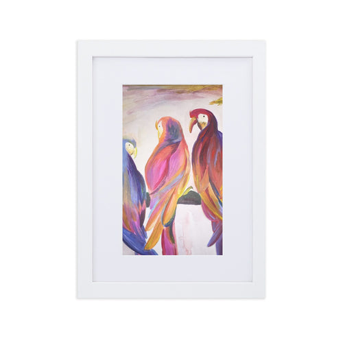 Matte Paper Framed Poster With Mat