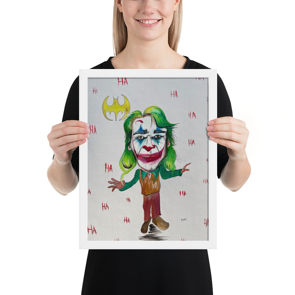 Framed Joker Print