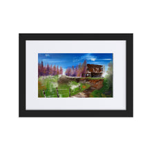Load image into Gallery viewer, Matte Paper Framed Print Rustic Barn With Mat