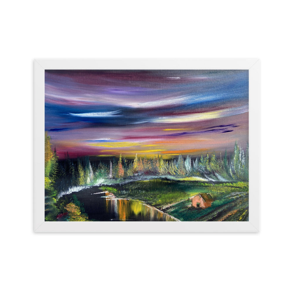 Country Side Framed Print