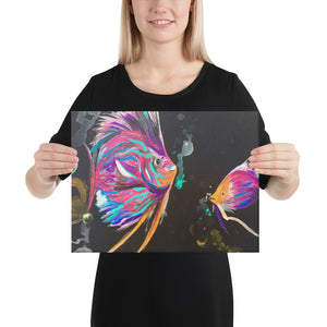 Canvas Print Hot Pink Fish