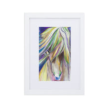 Load image into Gallery viewer, Matte Paper Framed Poster With Mat -Horse
