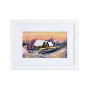 Matte Paper Framed Poster With Mat