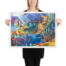 Load image into Gallery viewer, Framed Print-Underwater