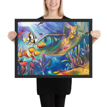 Load image into Gallery viewer, Framed Print-Underwater