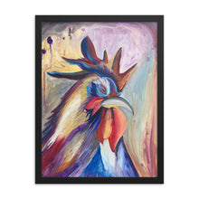 Load image into Gallery viewer, Framed ANGRY Rooster Print