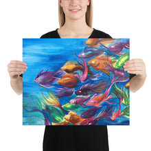 Load image into Gallery viewer, Rainbow Fish Print