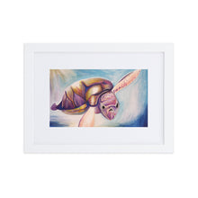 Load image into Gallery viewer, Matte Paper Framed Print Turtle