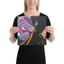 Load image into Gallery viewer, Canvas Print Hot Pink Fish