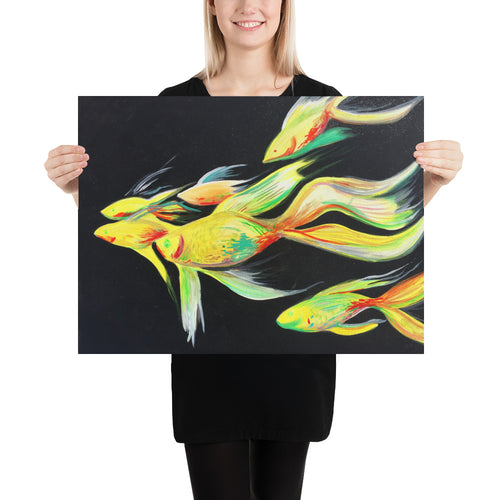 Yellow Fish Prints